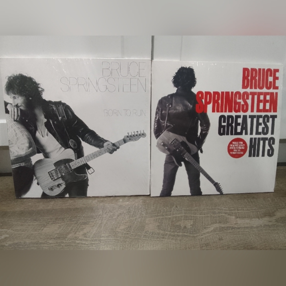 2 Bruce Springsteen Vinyls Born To Run & Greatest Hits